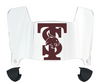 Texas State Bobcats Mini Football Helmet Visor Shield w/ Clips - PICK VISOR & LOGO COLOR