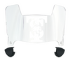 Texas State Bobcats Mini Football Helmet Visor Shield w/ Clips - PICK VISOR & LOGO COLOR