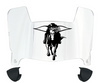 Texas Tech Red Raiders Mini Football Helmet Visor Shield w/ Clips - PICK VISOR & LOGO COLOR