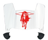 Texas Tech Red Raiders Mini Football Helmet Visor Shield w/ Clips - PICK VISOR & LOGO COLOR