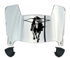 Texas Tech Red Raiders Mini Football Helmet Visor Shield w/ Clips - PICK VISOR & LOGO COLOR