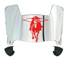 Texas Tech Red Raiders Mini Football Helmet Visor Shield w/ Clips - PICK VISOR & LOGO COLOR