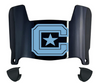 The Citadel Bulldogs Mini Football Helmet Visor Shield w/ Clips - PICK VISOR & LOGO COLOR