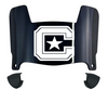 The Citadel Bulldogs Mini Football Helmet Visor Shield w/ Clips - PICK VISOR & LOGO COLOR