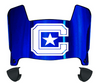 The Citadel Bulldogs Mini Football Helmet Visor Shield w/ Clips - PICK VISOR & LOGO COLOR