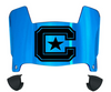 The Citadel Bulldogs Mini Football Helmet Visor Shield w/ Clips - PICK VISOR & LOGO COLOR