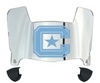 The Citadel Bulldogs Mini Football Helmet Visor Shield w/ Clips - PICK VISOR & LOGO COLOR