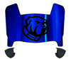 The Citadel Bulldogs Mini Football Helmet Visor Shield w/ Clips - PICK VISOR & LOGO COLOR