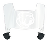 The Citadel Bulldogs Mini Football Helmet Visor Shield w/ Clips - PICK VISOR & LOGO COLOR