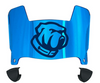 The Citadel Bulldogs Mini Football Helmet Visor Shield w/ Clips - PICK VISOR & LOGO COLOR