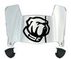 The Citadel Bulldogs Mini Football Helmet Visor Shield w/ Clips - PICK VISOR & LOGO COLOR
