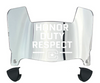 The Citadel Bulldogs Mini Football Helmet Visor Shield w/ Clips - PICK VISOR & LOGO COLOR