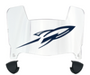 Toledo Rockets Mini Football Helmet Visor Shield w/ Clips - PICK VISOR & LOGO COLOR