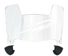 Toledo Rockets Mini Football Helmet Visor Shield w/ Clips - PICK VISOR & LOGO COLOR