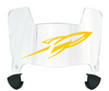 Toledo Rockets Mini Football Helmet Visor Shield w/ Clips - PICK VISOR & LOGO COLOR
