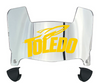 Toledo Rockets Mini Football Helmet Visor Shield w/ Clips - PICK VISOR & LOGO COLOR