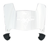 Toledo Rockets Mini Football Helmet Visor Shield w/ Clips - PICK VISOR & LOGO COLOR