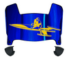 Toledo Rockets Mini Football Helmet Visor Shield w/ Clips - PICK VISOR & LOGO COLOR