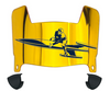 Toledo Rockets Mini Football Helmet Visor Shield w/ Clips - PICK VISOR & LOGO COLOR
