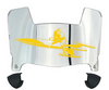Toledo Rockets Mini Football Helmet Visor Shield w/ Clips - PICK VISOR & LOGO COLOR