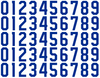 Toronto Maple Leafs Helmet Jersey Style Vinyl Number Decal Sheet Set of 50 #0-9 - Pick Color & Size