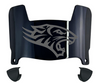 Towson Tigers Mini Football Helmet Visor Shield w/ Clips - PICK VISOR & LOGO COLOR