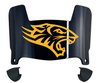 Towson Tigers Mini Football Helmet Visor Shield w/ Clips - PICK VISOR & LOGO COLOR