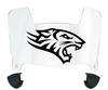 Towson Tigers Mini Football Helmet Visor Shield w/ Clips - PICK VISOR & LOGO COLOR