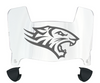 Towson Tigers Mini Football Helmet Visor Shield w/ Clips - PICK VISOR & LOGO COLOR