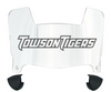 Towson Tigers Mini Football Helmet Visor Shield w/ Clips - PICK VISOR & LOGO COLOR