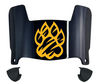 Towson Tigers Mini Football Helmet Visor Shield w/ Clips - PICK VISOR & LOGO COLOR