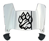 Towson Tigers Mini Football Helmet Visor Shield w/ Clips - PICK VISOR & LOGO COLOR