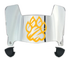 Towson Tigers Mini Football Helmet Visor Shield w/ Clips - PICK VISOR & LOGO COLOR