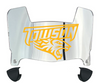 Towson Tigers Mini Football Helmet Visor Shield w/ Clips - PICK VISOR & LOGO COLOR