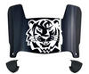 Towson Tigers Mini Football Helmet Visor Shield w/ Clips - PICK VISOR & LOGO COLOR