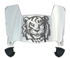 Towson Tigers Mini Football Helmet Visor Shield w/ Clips - PICK VISOR & LOGO COLOR