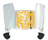 Towson Tigers Mini Football Helmet Visor Shield w/ Clips - PICK VISOR & LOGO COLOR