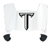 Troy Tojans Mini Football Helmet Visor Shield w/ Clips - PICK VISOR & LOGO COLOR