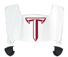 Troy Tojans Mini Football Helmet Visor Shield w/ Clips - PICK VISOR & LOGO COLOR