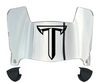 Troy Tojans Mini Football Helmet Visor Shield w/ Clips - PICK VISOR & LOGO COLOR