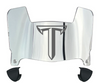 Troy Tojans Mini Football Helmet Visor Shield w/ Clips - PICK VISOR & LOGO COLOR