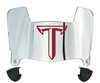 Troy Tojans Mini Football Helmet Visor Shield w/ Clips - PICK VISOR & LOGO COLOR