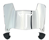Troy Tojans Mini Football Helmet Visor Shield w/ Clips - PICK VISOR & LOGO COLOR