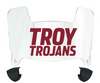 Troy Tojans Mini Football Helmet Visor Shield w/ Clips - PICK VISOR & LOGO COLOR