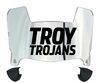 Troy Tojans Mini Football Helmet Visor Shield w/ Clips - PICK VISOR & LOGO COLOR