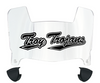 Troy Tojans Mini Football Helmet Visor Shield w/ Clips - PICK VISOR & LOGO COLOR