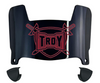 Troy Tojans Mini Football Helmet Visor Shield w/ Clips - PICK VISOR & LOGO COLOR