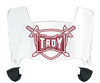 Troy Tojans Mini Football Helmet Visor Shield w/ Clips - PICK VISOR & LOGO COLOR