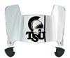 Troy Tojans Mini Football Helmet Visor Shield w/ Clips - PICK VISOR & LOGO COLOR