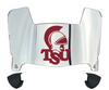 Troy Tojans Mini Football Helmet Visor Shield w/ Clips - PICK VISOR & LOGO COLOR